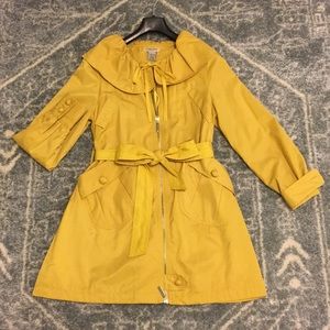 Chartreuse Trench Jacket